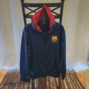 FCB Soccer zip up hoodie
